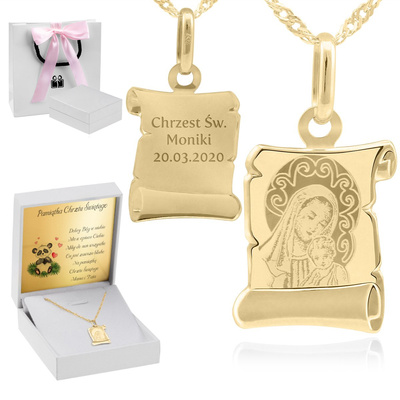 Białe z różową kokardką