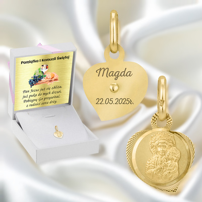 Białe z różową kokardką