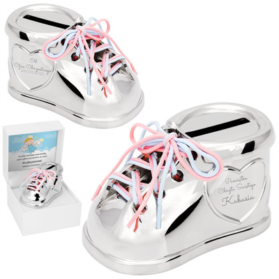 Białe z niebieską kokardką