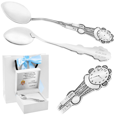 Białe z błękitną kokardką