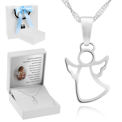 aniołek / łańcuszek / pudełko