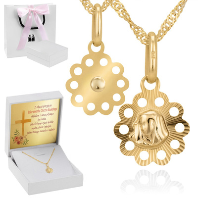 Białe z różową kokardką