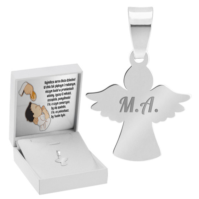 Błękitny komplet grawer i dedykacja